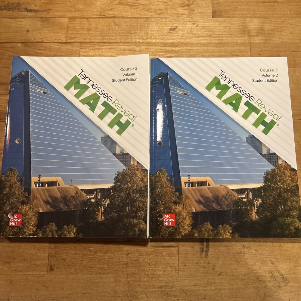 Tennessee Reveal Math - Course 3 Vol. 1 + 2 - Student Edition - Mc Graw Hill